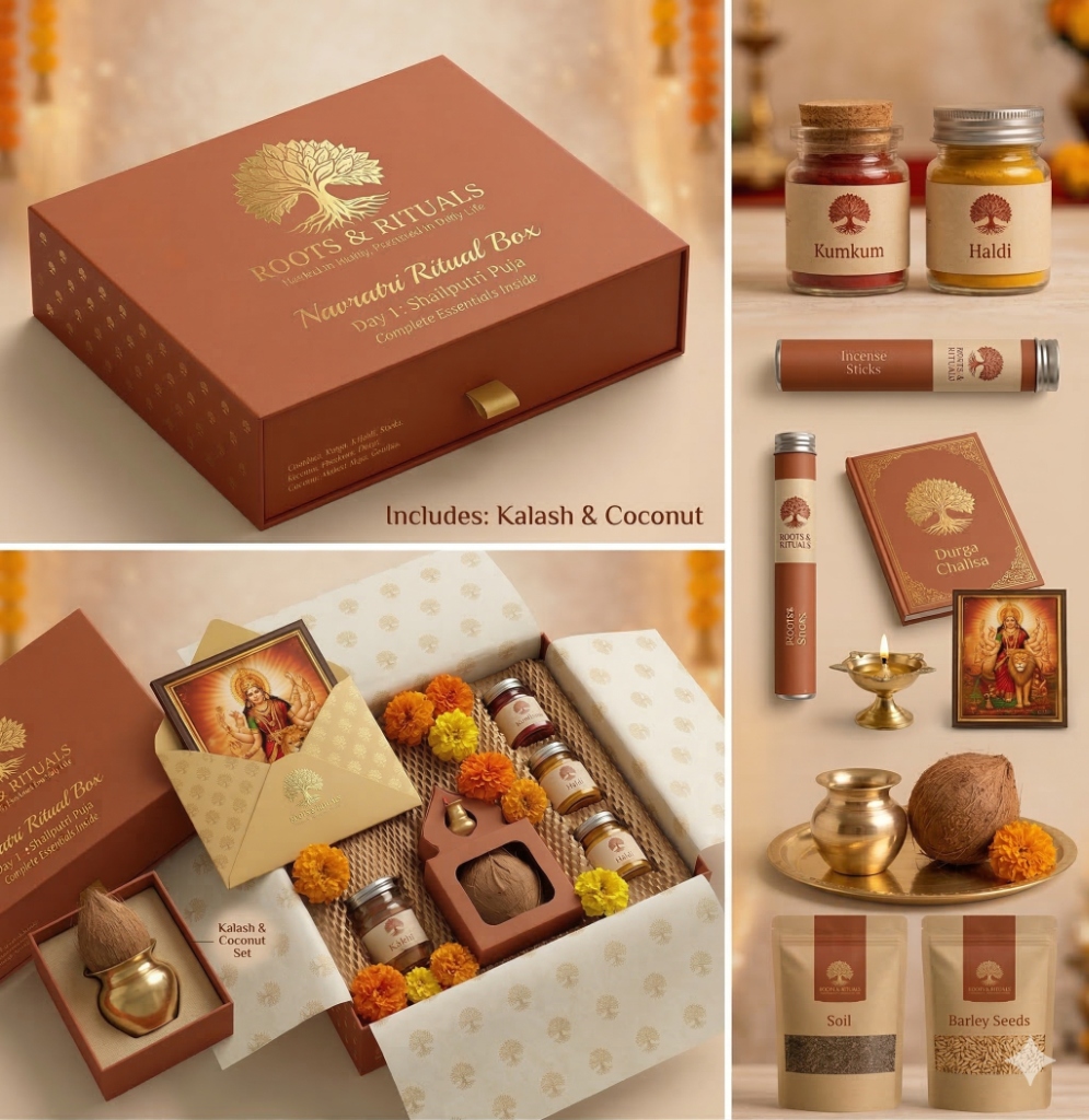 Navratri Pooja Setup Kit - Roots & Rituals